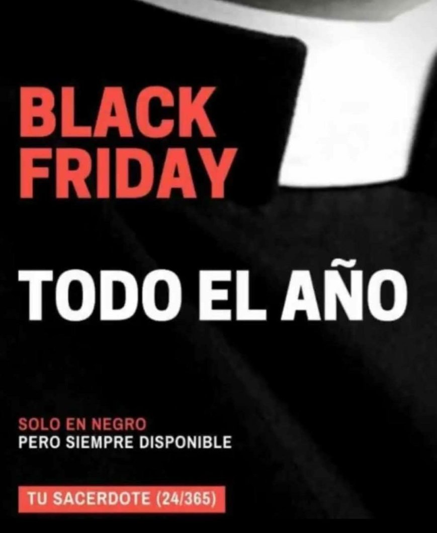 Sacerdote sorprende a católicos con oferta “divina” por Black Friday